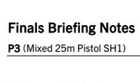 Finals Briefing Notes Pistol Events P3