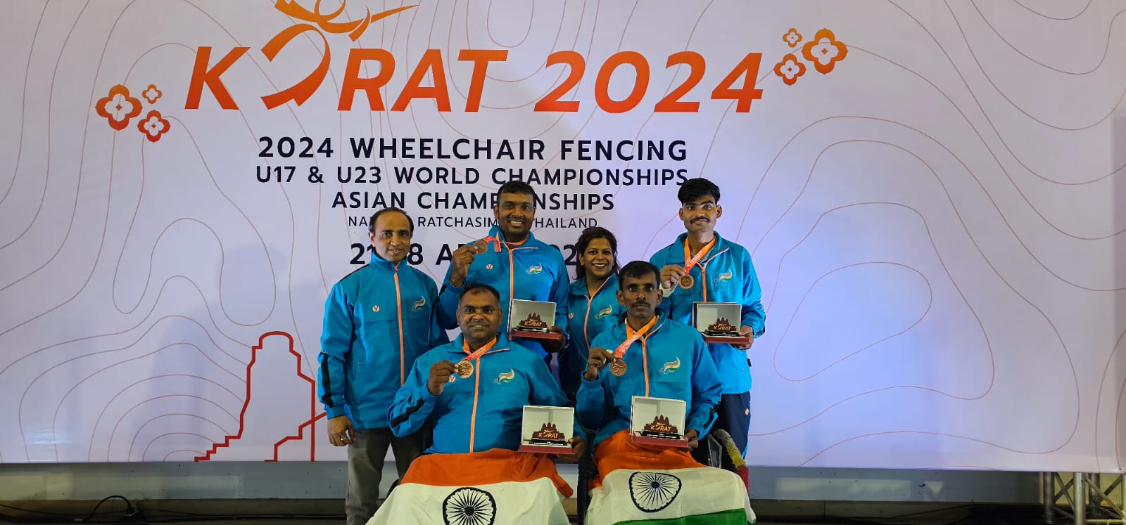 Congratulations to Fencers winning Medals the WheelchairFencing Championship 2024 in Thailand