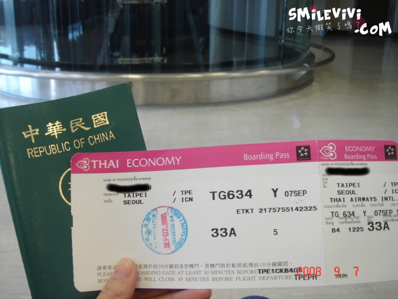 首爾∥韓國首爾(Seoul)自助玩不膩DAY 1 搭乘泰國航空(Thai Airways)桃園機場(TPE)出發仁川機場(ICN) 1 3